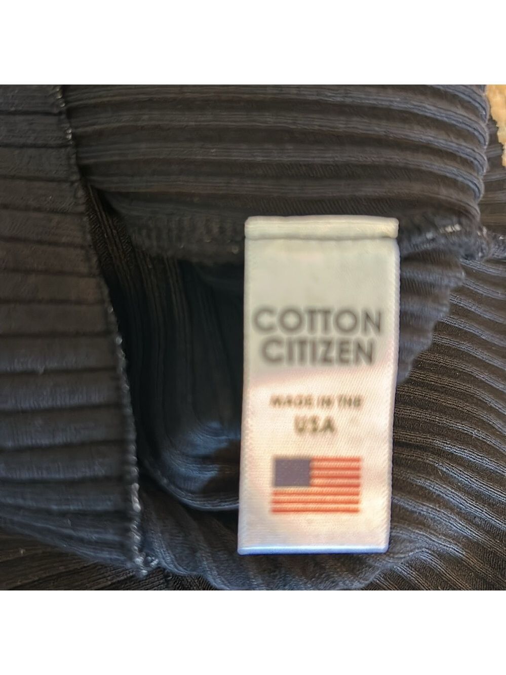Cotton Citizen Ibiza Long Sleeve Polo Dress in Ribbed Black Size Small - Picture 8 of 10